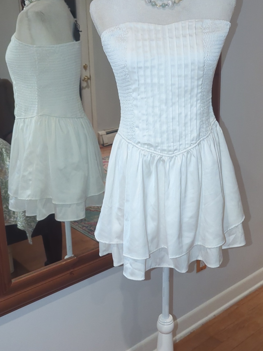 Le Lis Ivory Textured Dress